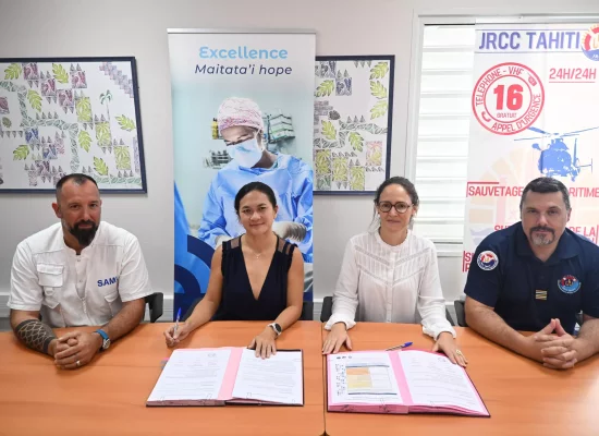 Polynésie : Une convention tripartite signée pour renforcer la coordination des secours en mer