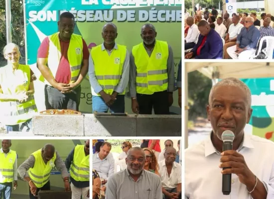 Guyane : Pose de la première pierre de la future déchetterie de Macouria