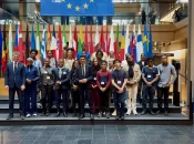 Des jeunes de Saint-Martin en visite au Parlement européen de Strasbourg