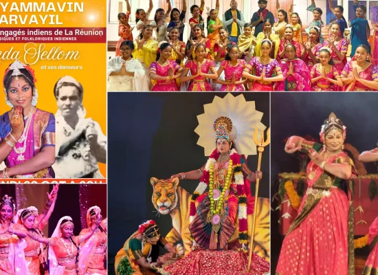 « Kaliyammâvin Pârvayil » ou l’histoire des engagés indiens de La Réunion racontée en danses par la compagnie réunionnaise Natya Kalamani en représentation unique aux Folies Bergère, à Paris