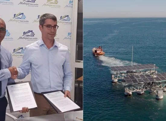 Martinique : SolarinBlue et le Grand Port Maritime lancent un projet de solaire flottant en mer