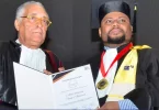 Abal-Kassim Cheik Ahamed, président de l’Université de Mayotte, reçoit le titre de Docteur Honoris Causa à Dakar