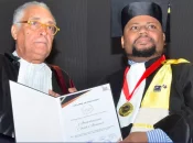Abal-Kassim Cheik Ahamed, président de l’Université de Mayotte, reçoit le titre de Docteur Honoris Causa à Dakar