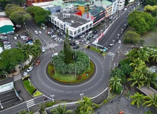 La Polynésie déploie des drones au-dessus des ronds-points pour étudier le trafic routier