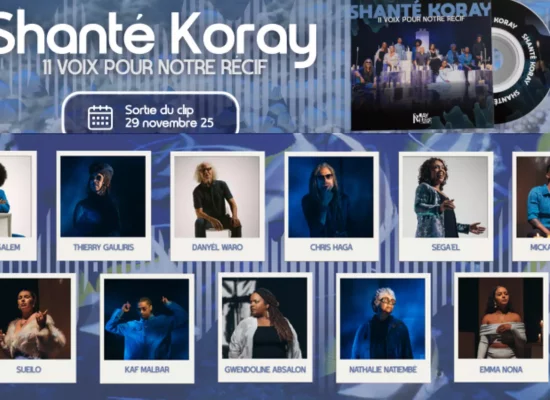 Onze figures emblématiques de la scène musicale réunionnaise prêtent leurs voix pour sauver les récifs coralliens avec le projet « Shanté Koray »