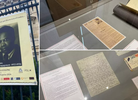 Exposition et colloque autour de la vie et l’œuvre du poète et penseur martiniquais, Aimé Césaire à l’Ecole Normale Supérieure de Paris