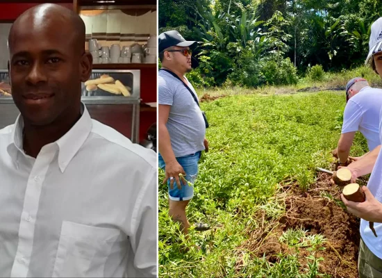 Avec Labelle’Guyane, Olivier Alfred lance la première usine de transformation de patates douces en frites de Guyane