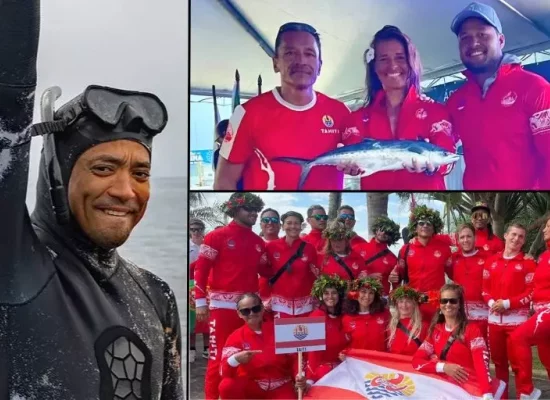 Tahiti s'offre un triplé historique aux mondiaux de pêche sous-marine au Brésil