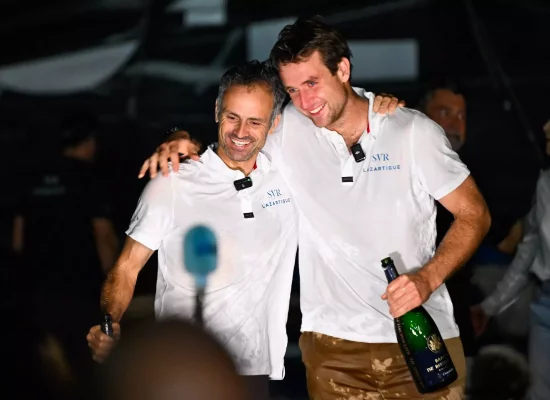 Transat Café L'Or: Tom Laperche et Franck Cammas, paire gagnante à Fort-de-France