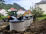 Gestion des déchets en Guadeloupe&nbsp;: des colonnes semi-enterrées installées pour la première fois sur le territoire