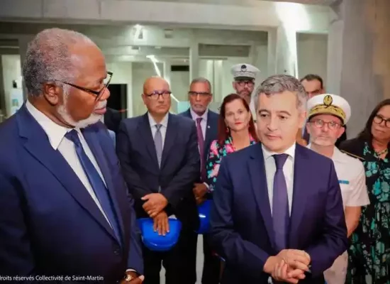 À Saint-Martin, Gérald Darmanin annonce la création d’un tribunal de plein exercice et d’une maison d’arrêt de 60 places