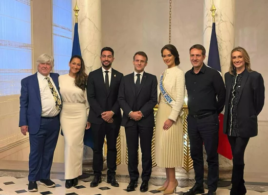 Miss France 2026 rencontre le président de la République