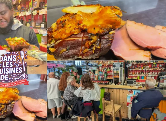 Dans les cuisines de «&nbsp;La Kaz Culinaire&nbsp;» à Paris, les fêtes de fin d’année se préparent avec son fameux "jambon de nwel", une immersion gourmande dans les saveurs d’Outre-mer