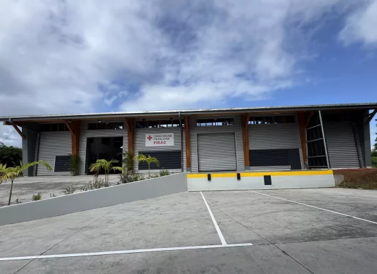 Guadeloupe : Un nouvel entrepôt humanitaire de la PIRAC de la Croix Rouge inauguré aux Abymes