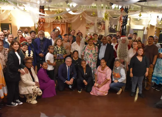 Dernier Noël des malades et des enfants à la Maison de la Nouvelle-Calédonie à Paris