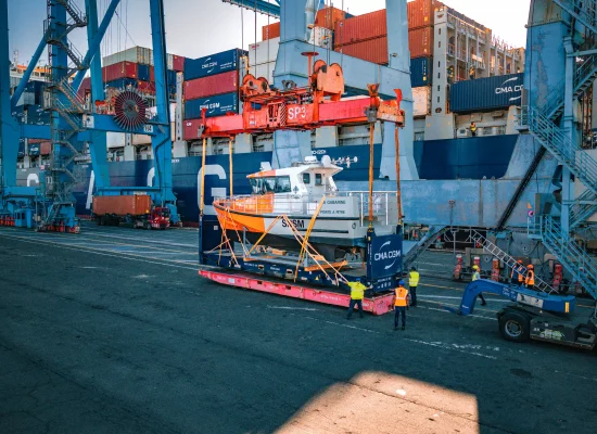 En Guadeloupe, le SNSM se dote d'une nouvelle vedette de sauvetage avec le soutien du Groupe CMA-CGM