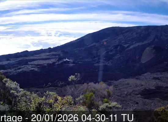 La Réunion : fin de l'éruption du Piton de la Fournaise