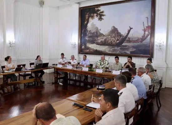 La lutte contre le trafic illicite de stupéfiants et les Jeux du Pacifique de 2027 parmi les grands enjeux de la zone maritime de la Polynésie française