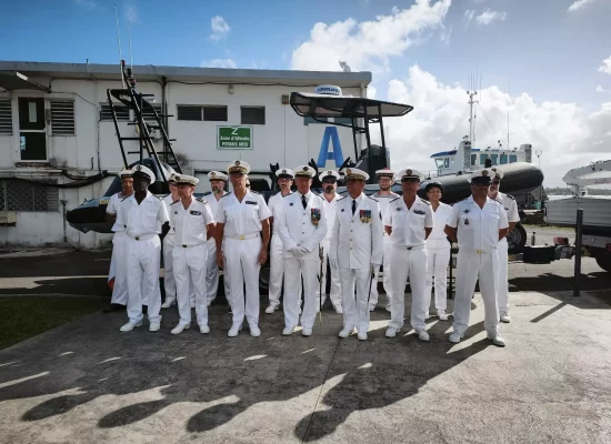 Forces armées aux Antilles : Installation officielle du commandement de l’Escouade de Réserve Côtière Antilles en Guadeloupe