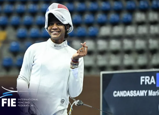 L'antillaise Marie-Florence Candassamy remporte la Coupe du monde d'épée de Fujaïrah aux Emirats arabes unis
