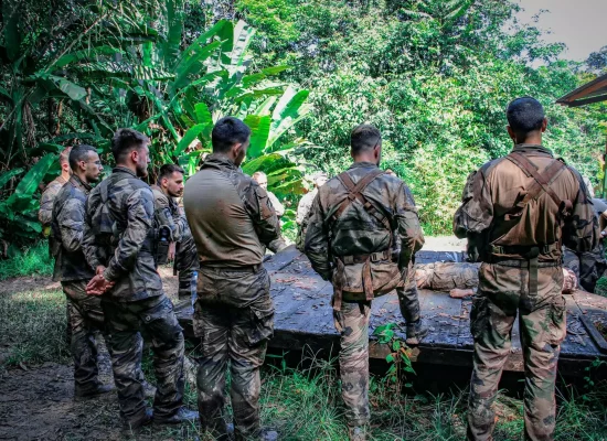 Guyane&nbsp;: «&nbsp;Guiana Shield&nbsp;», opération internationale coordonnée avec le Brésil, le Guyana et le Suriname contre l’orpaillage illégal