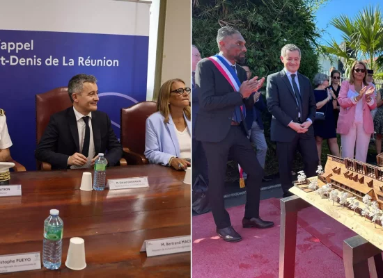 La Réunion : Le ministre de la justice Gérald Darmanin multiplie les annonces lors de sa visite ministérielle