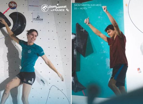 Escalade : Les Réunionnais Oriane et Max Bertone sacrés championne et champion de France de bloc, la fratrie qui règne sur l'escalade française