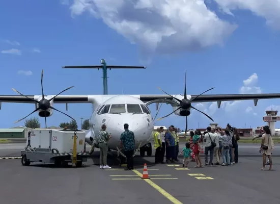 Aérien- Polynésie : Avec l'arrivée de son premier avion, Motu Link tout près du décollage
