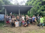 Nouvelle-Calédonie : À Bourail, le RSMA et les associations WWF et Bwärä Tortues Marines poursuivent leur mobilisation collective en faveur de l'environnement