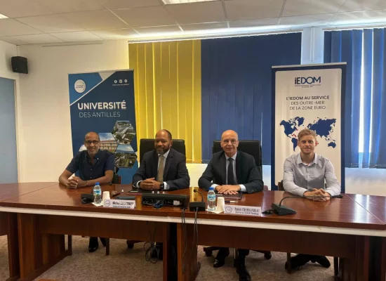Martinique : Signature d’une convention de partenariat entre l’IEDOM et l’Université des Antilles