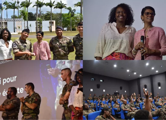 Grand succès pour le lancement du programme d’Éducation aux Médias et à l’Information (EMI) organisé par Outremers 360 au RSMA de Guadeloupe