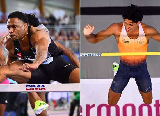 Athlétisme : Le Guadeloupéen Wilhem Belocian et le Martiniquais Baptiste Thiery champions de France en salle