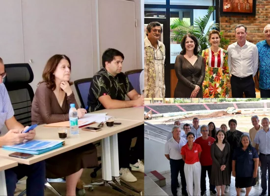 La Directrice générale des Outre-mer et le secrétaire général de la mer en déplacement en Polynésie