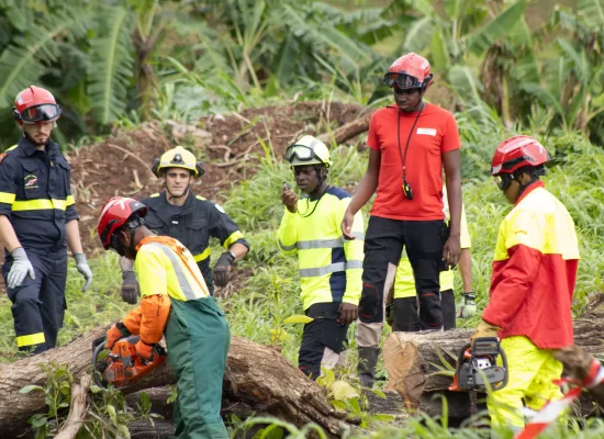Résilience : entraînement conjoint entre le RSMA de la Martinique et le Détachement Avancé Outre-mer