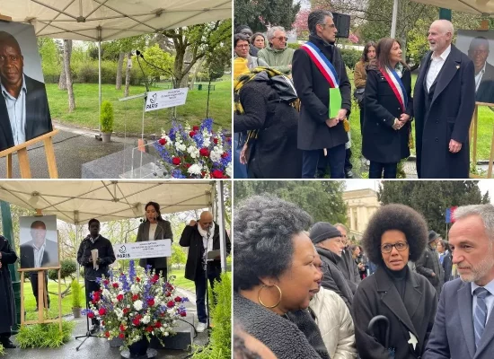 Au Trocadéro, la Ville de Paris célèbre la memoire du guadeloupéen Jacques Martial