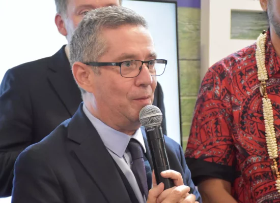Jérôme Despey, Président du Salon international de l'Agriculture, en déplacement à La Réunion