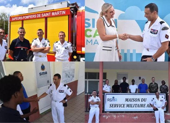 Déplacement du Général Patrice Bellon à Saint-Martin, vers plus de coopération institutionnelles et économiques et structuration de la Maison du SMA