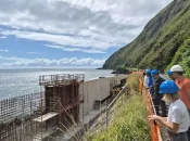Infrastructures routières en Nouvelle-Calédonie : Des travaux d’envergure pour sécuriser la route de la Corniche à Hienghène