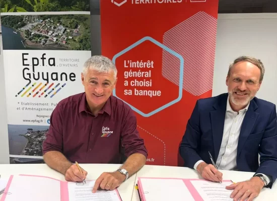 L’Établissement Public Foncier et d’Aménagement de la Guyane et la Banque des Territoires s’associent pour préserver la biodiversité unique du département