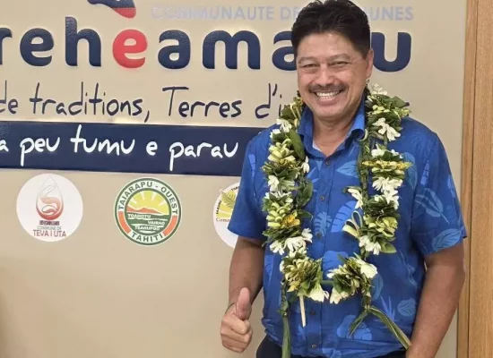 Municipales 2026 : En Polynésie, Faana Taputu, maire de Taiarapu Ouest, nouveau président de la communauté de communes de l’est de Tahiti