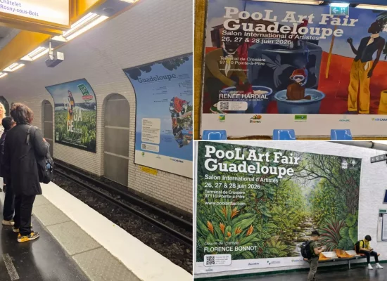 Pool Art Fair : Les artistes guadeloupéens s'affichent dans le métro parisien pour promouvoir&nbsp;la scène artistique caribéenne au national