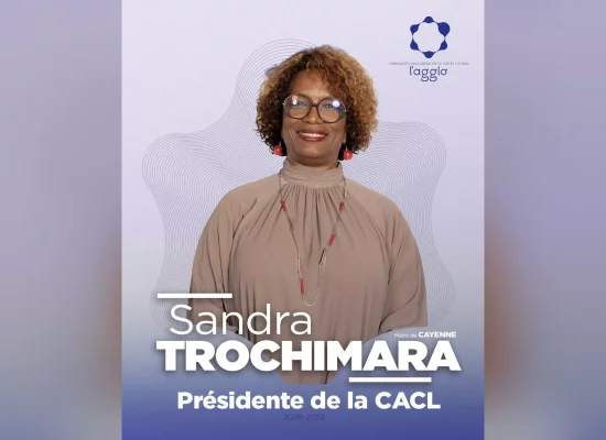 Municipales 2026 : Sandra Trochimara, maire de Cayenne, élue présidente de la Communauté d’agglomération du Centre Littoral