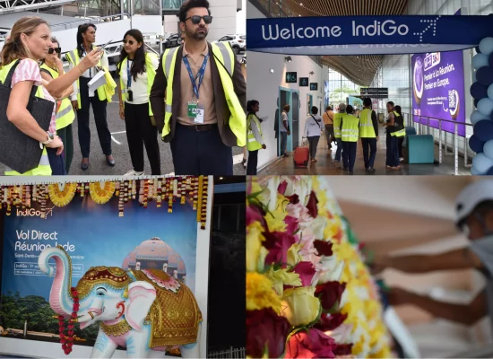 Dans les coulisses de l'aéroport La Réunion Roland Garros, avant l'arrivée d'IndiGo, septieme compagnie au monde en volume passagers, un évènement majeur pour le territoire