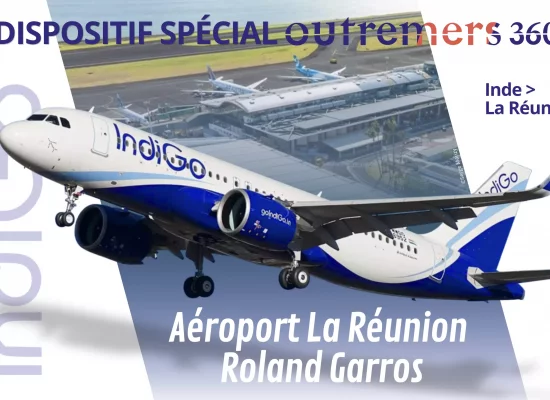 Dispositif spécial Outremers360 à l’Aéroport La Réunion Roland Garros, dans les coulisses de l’arrivée d’IndiGo, la compagnie indienne, première compagnie low-cost indienne