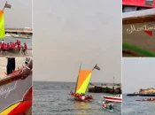 Pour la première fois, une yole martiniquaise navigue dans les eaux de Gorée au Sénégal