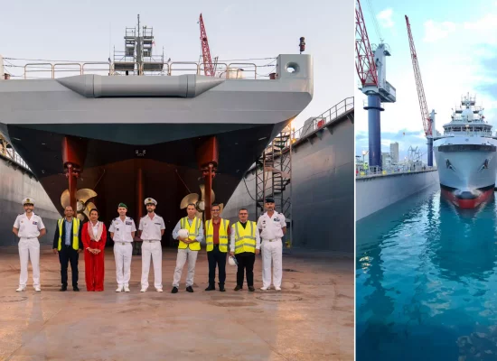 La Réunion : Le dock flottant Titan réussit sa première opération commerciale avec le Champlain, début d'une aventure industrielle pour la réparation navale dans l'océan Indien