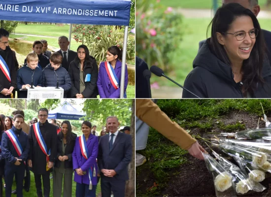 La mairie du 16ème arrondissement commémore le 10 mai au Trocadéro en présence de la Ministre des Outre-mer Naïma Moutchou