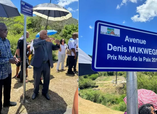 Martinique : Aux Anses-d’Arlet, une rue porte désormais le nom du docteur Denis Mukwege