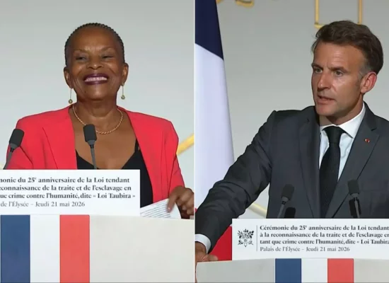 Pour Emmanuel Macron, « le parcours de reconnaissance » de l’esclavage en tant que crime contre l’Humanité « n’a pas de point final »