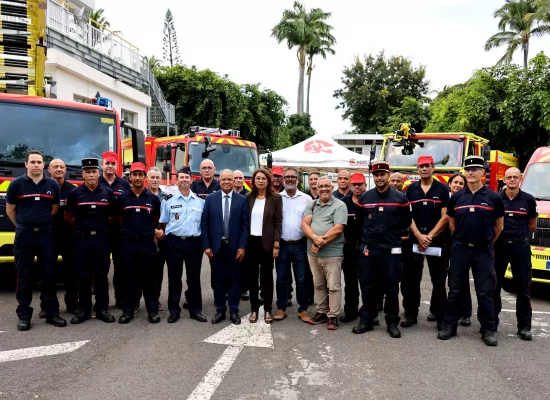 Le SDIS de La Réunion reçoit 14 nouveaux engins pour « améliorer la sécurité » de l’île